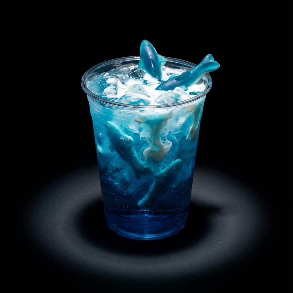 Blue Raspberry Dirty Soda - Mobile Bar Drink